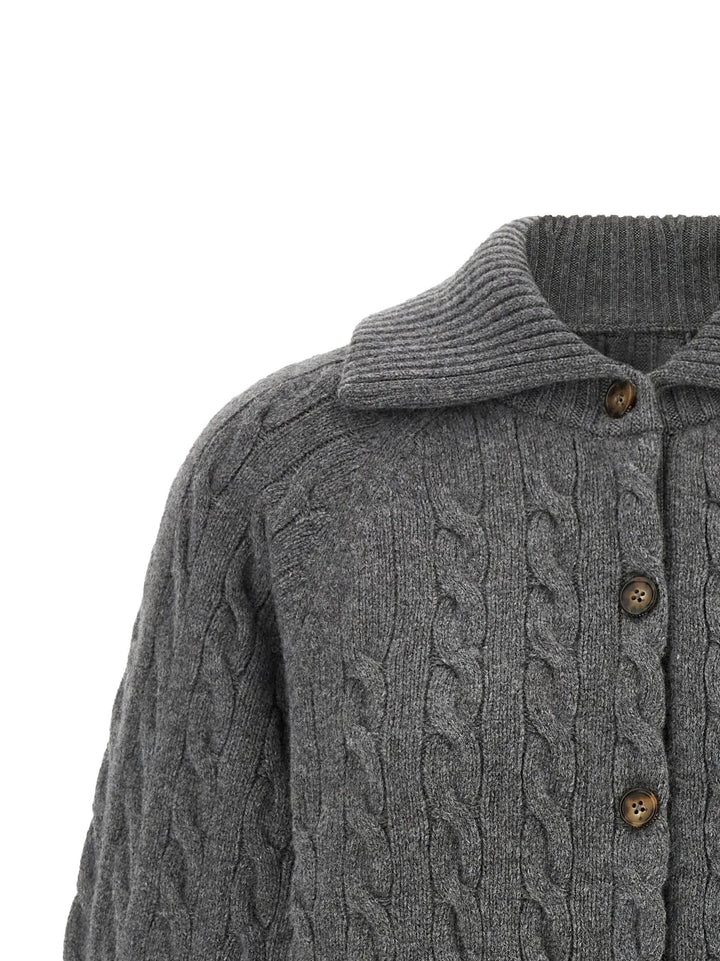 Polo Ralph Lauren Sample Sale | Polo Ralph Lauren Gray Wool Cardigan - | Designer outlet