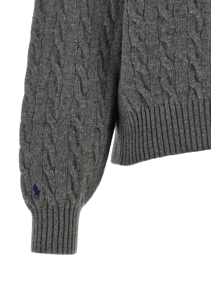 Polo Ralph Lauren Sample Sale | Polo Ralph Lauren Gray Wool Cardigan - | Designer outlet