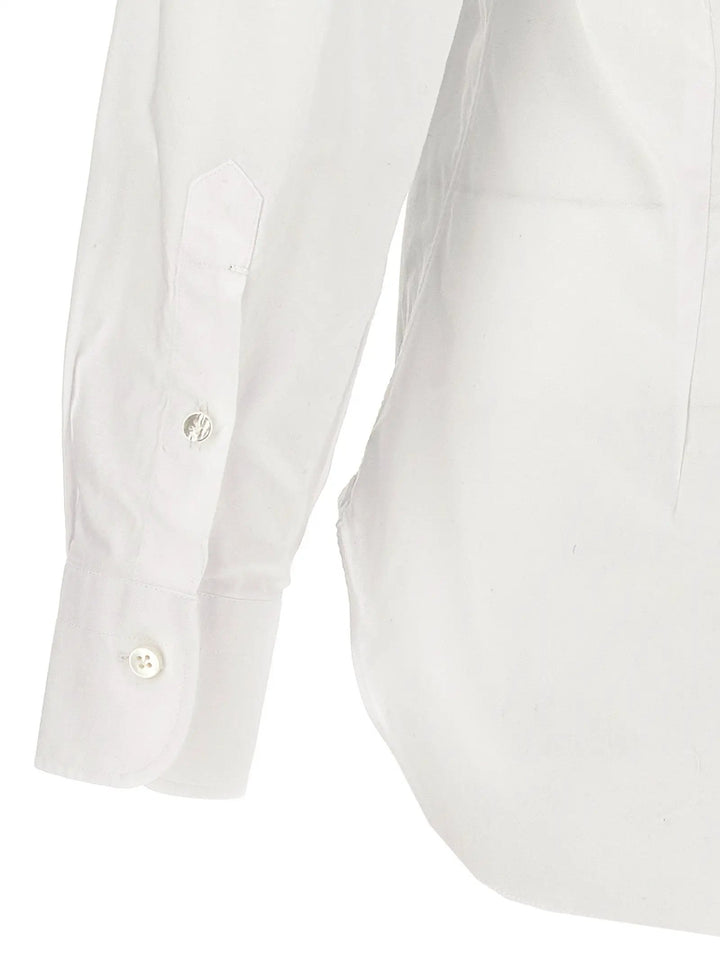 Barba Napoli Sample Sale | Barba Napoli White Cotton Blouse - | Designer outlet