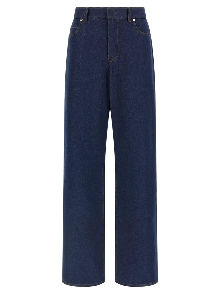 Fendi Sample Sale | Fendi Blue Cotton Jeans Denim - | Designer outlet
