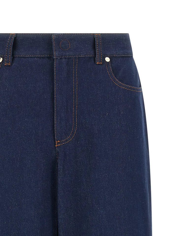 Fendi Sample Sale | Fendi Blue Cotton Jeans Denim - | Designer outlet
