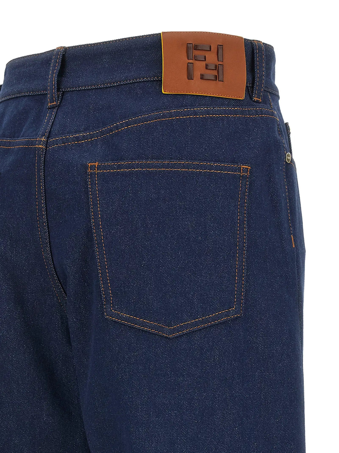 Fendi Sample Sale | Fendi Blue Cotton Jeans Denim - | Designer outlet