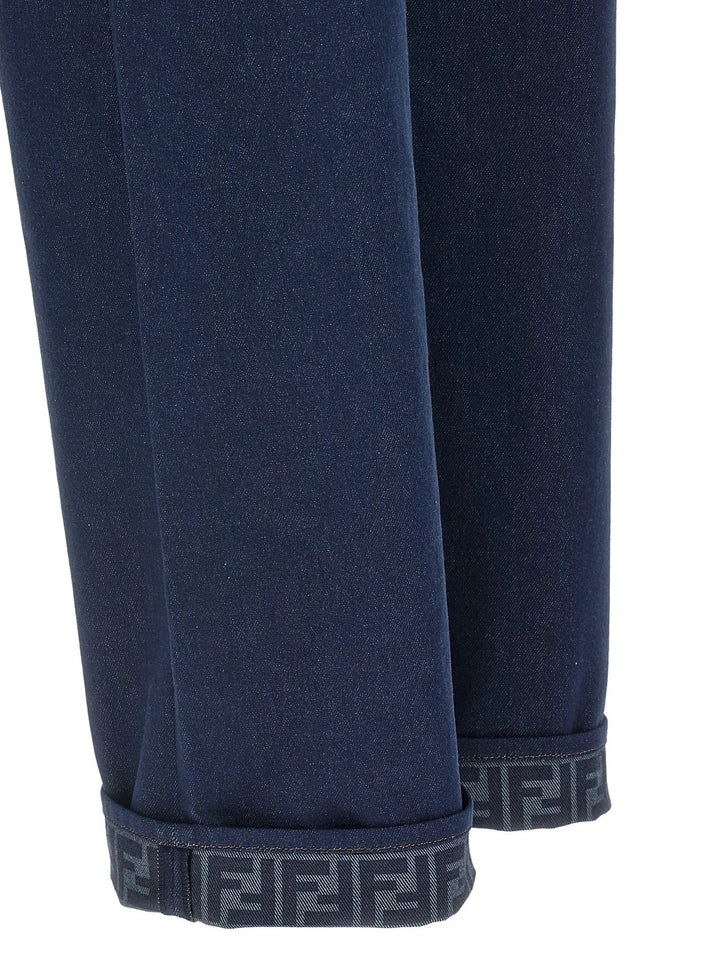 Fendi Sample Sale | Fendi Blue Cotton Jeans Denim - | Designer outlet