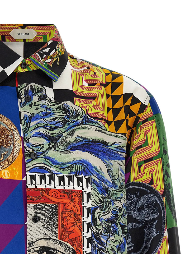 Versace Sample Sale | Versace Multicolor Silk Blouse - | Designer outlet