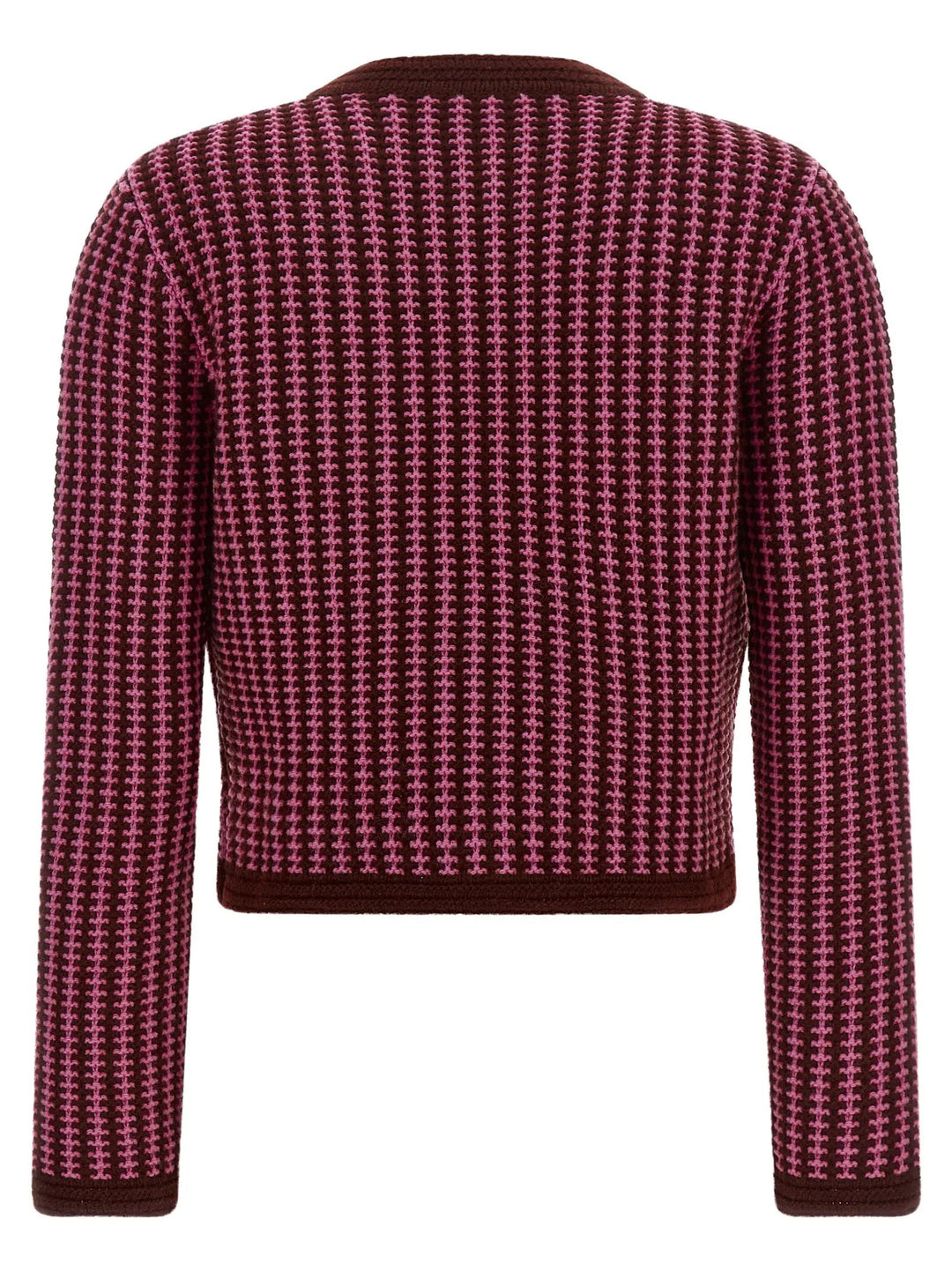 Versace Sample Sale | Versace Multicolor Virgin Wool Cardigan - | Designer outlet