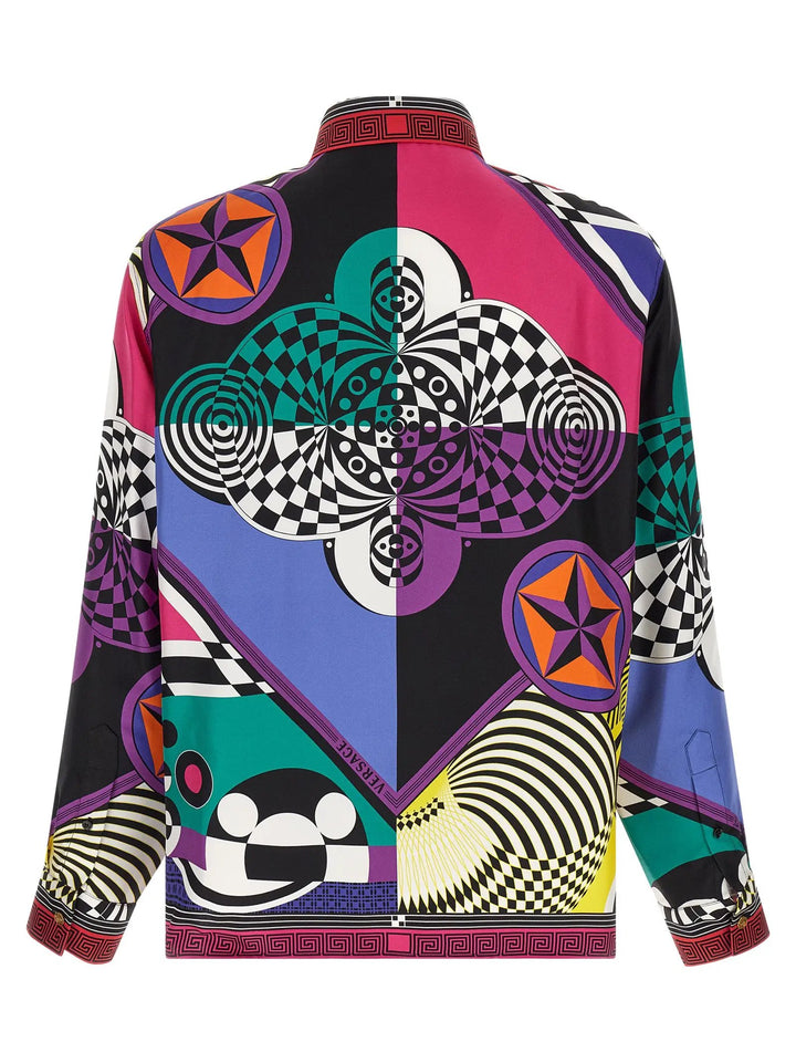 Versace Sample Sale | Versace Multicolor Silk Blouse - | Designer outlet