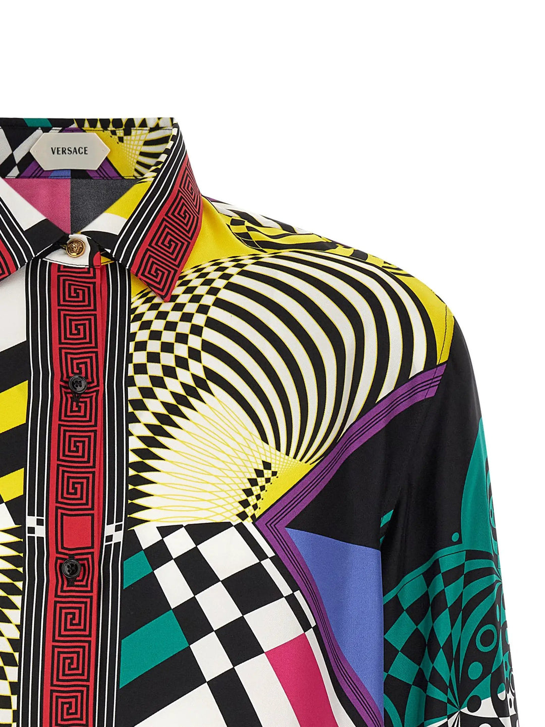 Versace Sample Sale | Versace Multicolor Silk Blouse - | Designer outlet