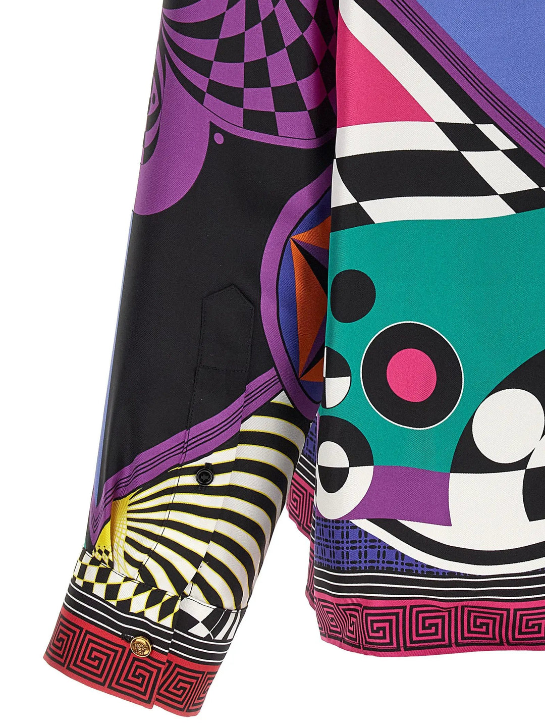 Versace Sample Sale | Versace Multicolor Silk Blouse - | Designer outlet
