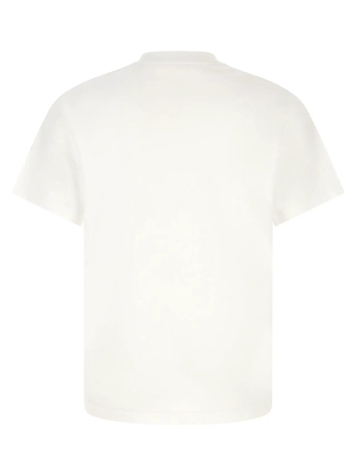Moncler Sample Sale | Moncler White Cotton T-Shirt - | Designer outlet