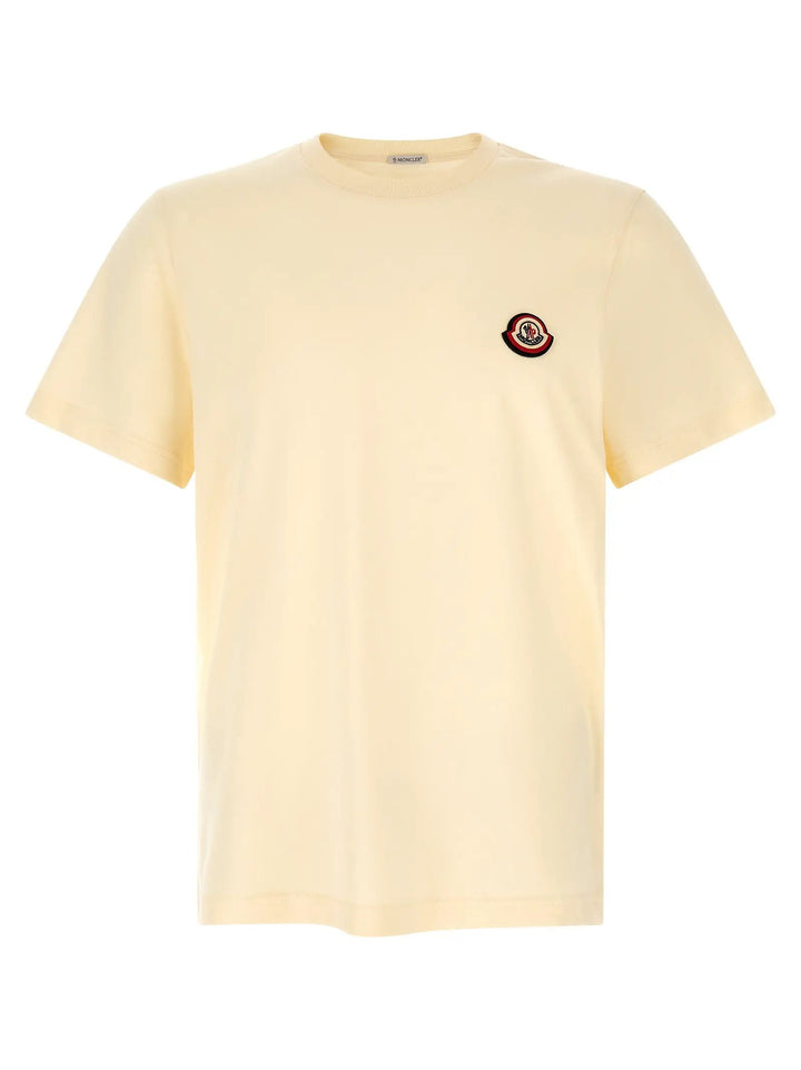 Moncler Sample Sale | Moncler White Cotton T-Shirt - | Designer outlet