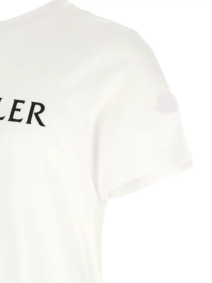 Moncler Sample Sale | Moncler White Cotton T-Shirt - | Designer outlet