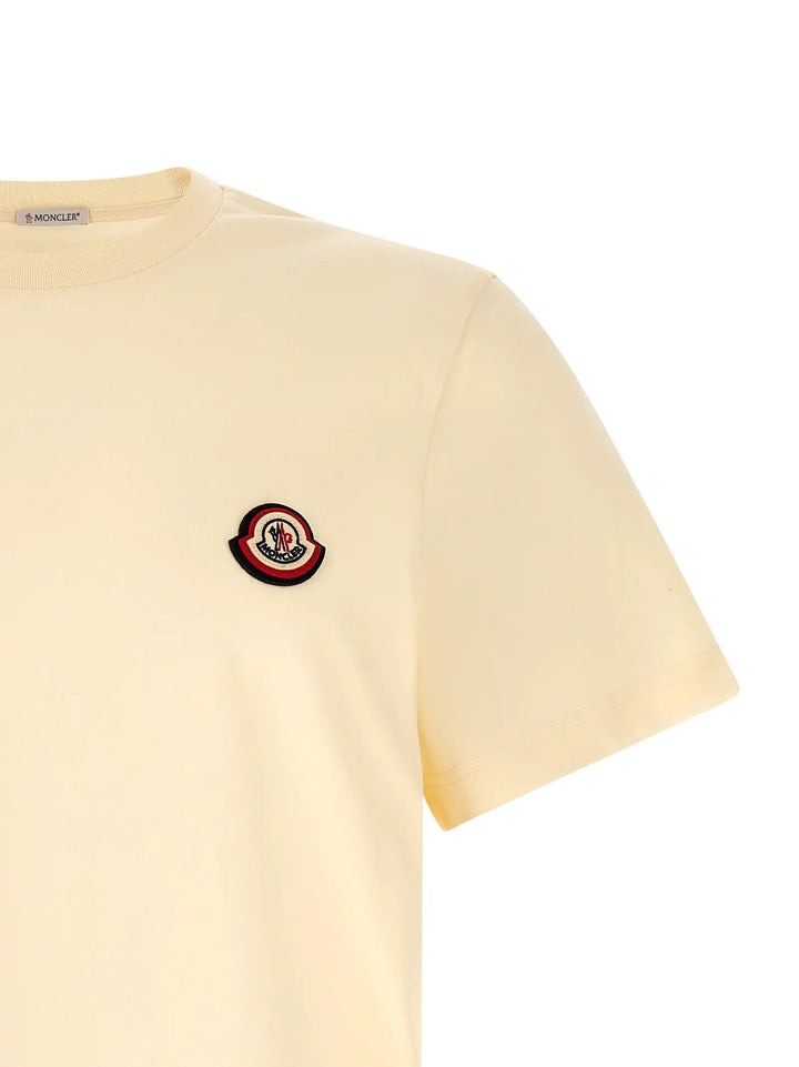 Moncler Sample Sale | Moncler White Cotton T-Shirt - | Designer outlet