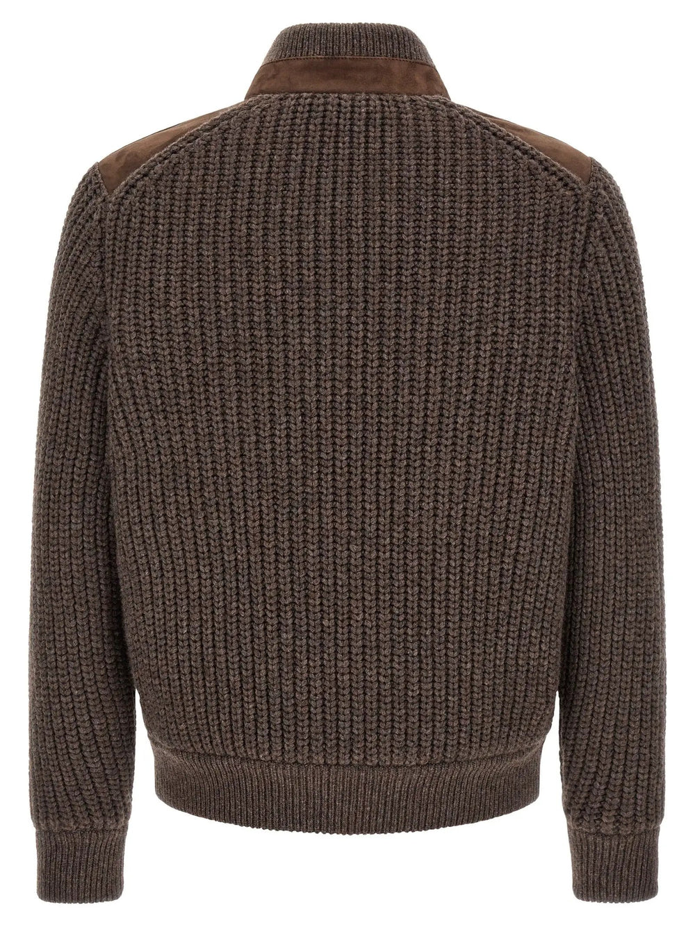 Brunello Cucinelli Sample Sale | Brunello Cucinelli Brown Lamb Leather Leather Jacket - | Designer outlet