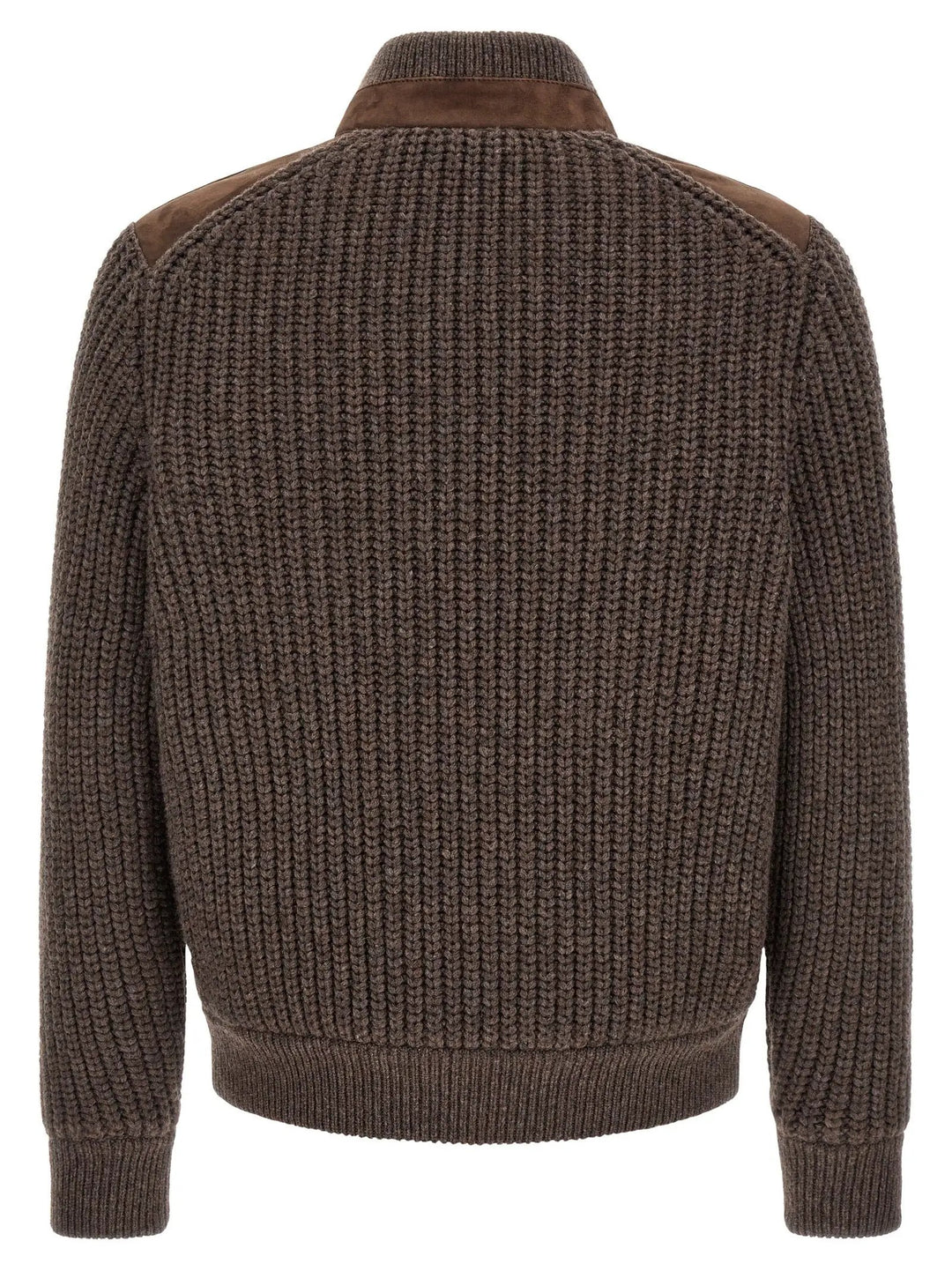 Brunello Cucinelli Sample Sale | Brunello Cucinelli Brown Lamb Leather Leather Jacket - | Designer outlet