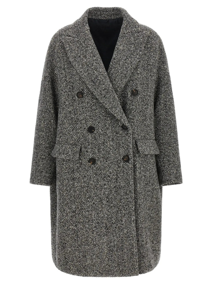 Brunello Cucinelli Sample Sale | Brunello Cucinelli Gray Virgin Wool Coat - | Designer outlet