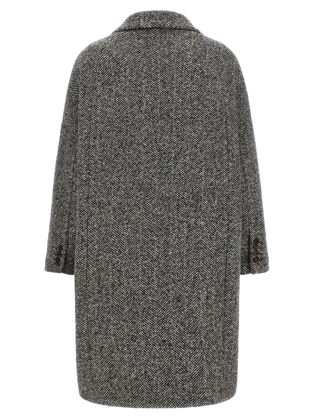 Brunello Cucinelli Sample Sale | Brunello Cucinelli Gray Virgin Wool Coat - | Designer outlet