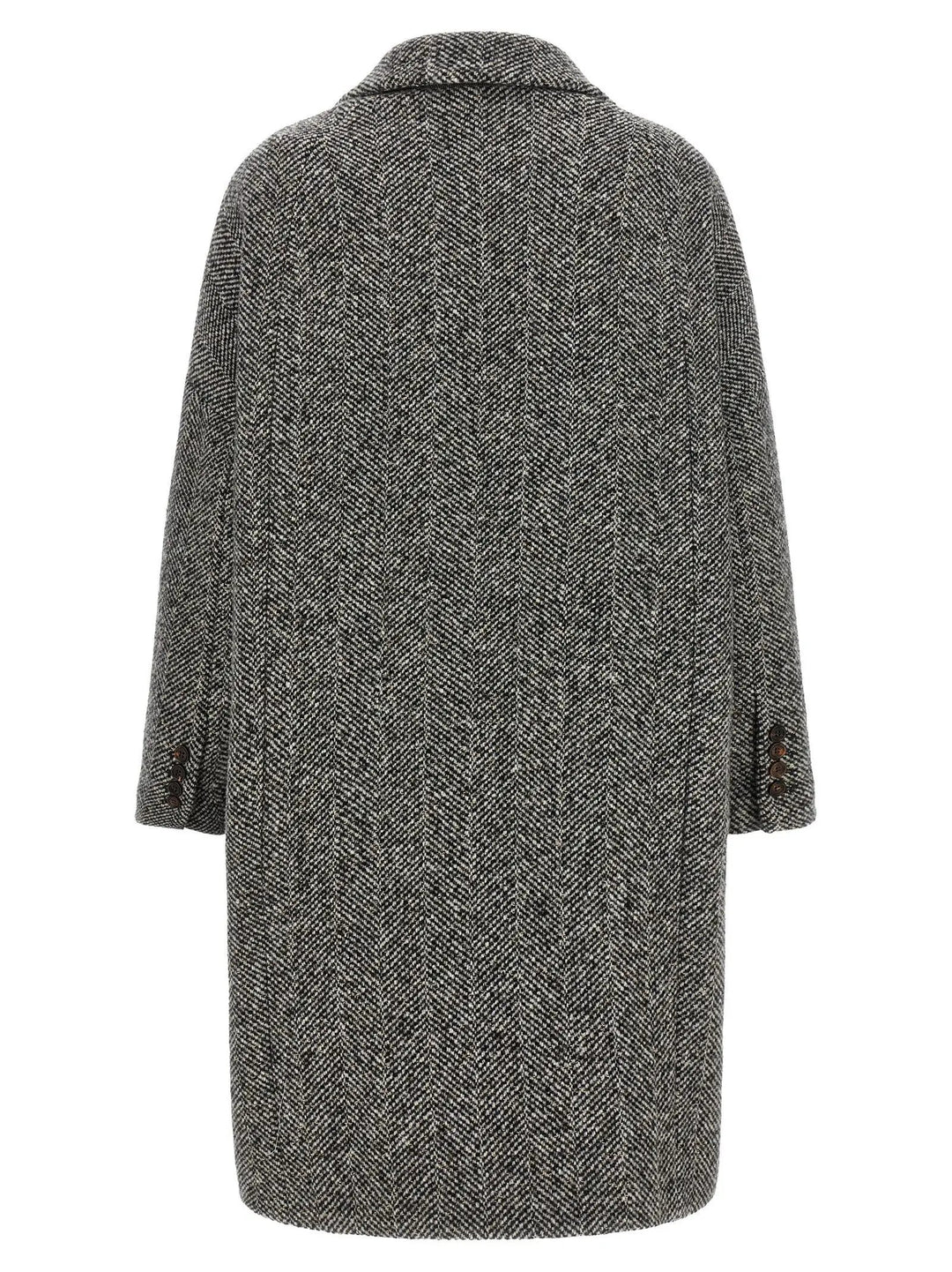 Brunello Cucinelli Sample Sale | Brunello Cucinelli Gray Virgin Wool Coat - | Designer outlet