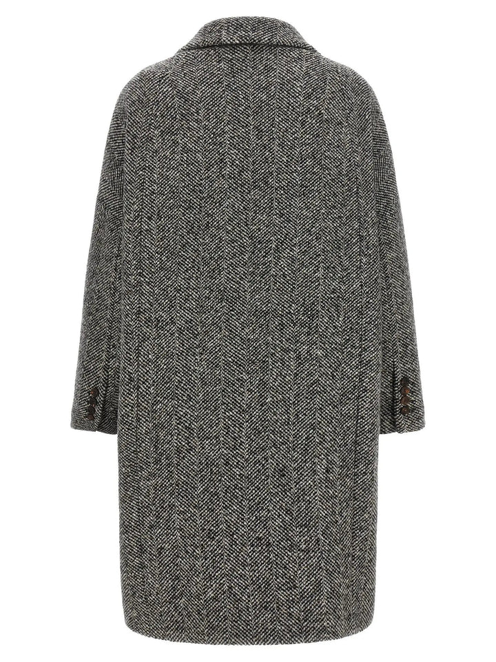 Brunello Cucinelli Sample Sale | Brunello Cucinelli Gray Virgin Wool Coat - | Designer outlet