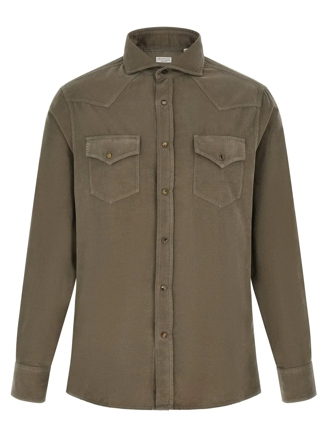 Brunello Cucinelli Sample Sale | Brunello Cucinelli Bicolor Cotton Blouse - | Designer outlet