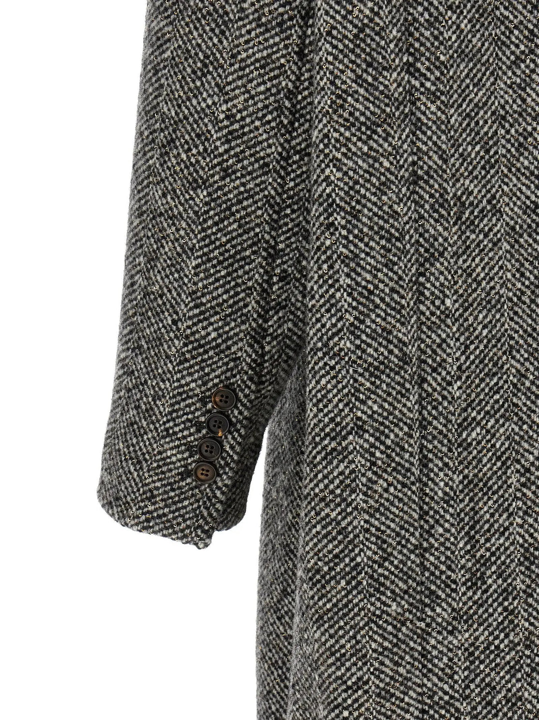 Brunello Cucinelli Sample Sale | Brunello Cucinelli Gray Virgin Wool Coat - | Designer outlet