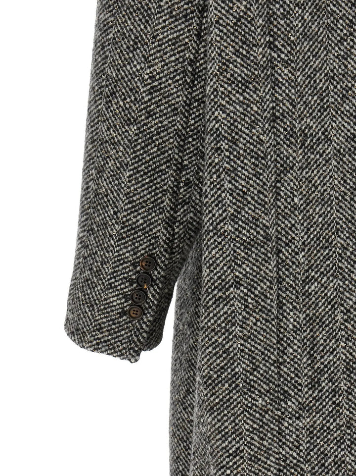 Brunello Cucinelli Sample Sale | Brunello Cucinelli Gray Virgin Wool Coat - | Designer outlet