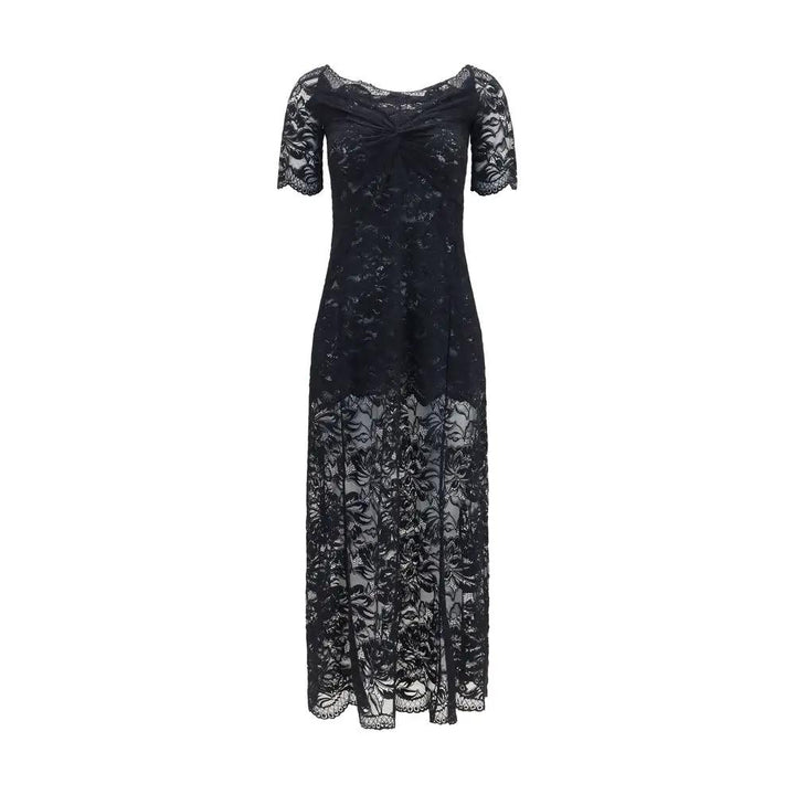 Rabanne Sample Sale | Rabanne Black Polyamide Long Dress - | Designer outlet