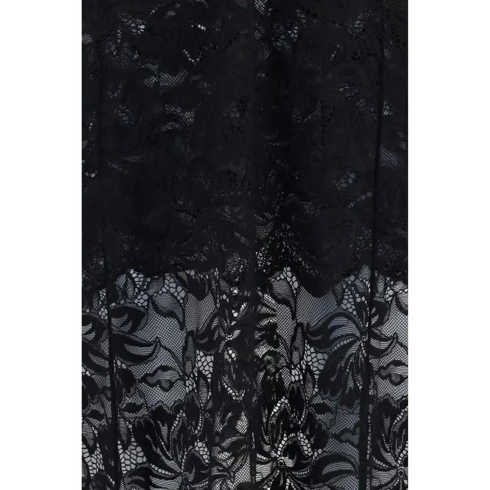 Rabanne Sample Sale | Rabanne Black Polyamide Long Dress - | Designer outlet