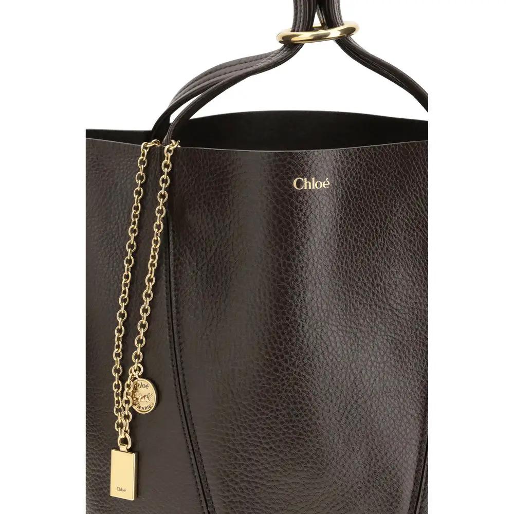 Chloé Sample Sale | Chloé Brown Calf Leather Bos Taurus Shoulder Bag - | Designer outlet