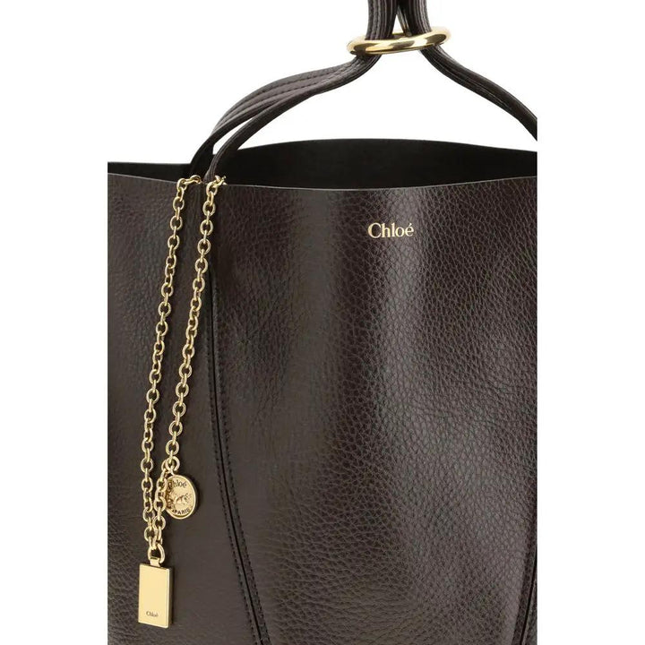 Chloé Sample Sale | Chloé Brown Calf Leather Bos Taurus Shoulder Bag - | Designer outlet