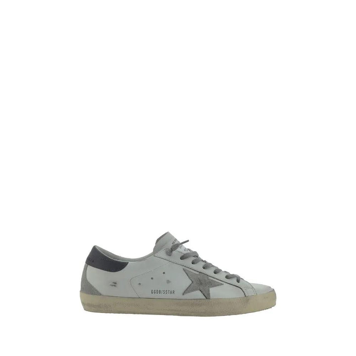 Golden Goose Sample Sale | Golden Goose White Goatskin Low Top Sneakers - | Designer outlet