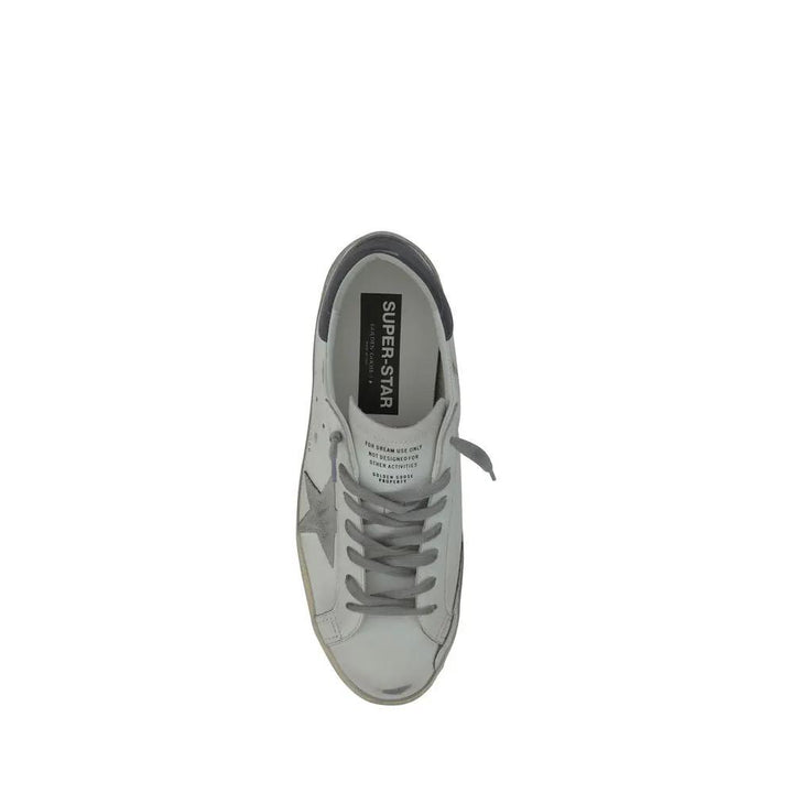 Golden Goose Sample Sale | Golden Goose White Goatskin Low Top Sneakers - | Designer outlet