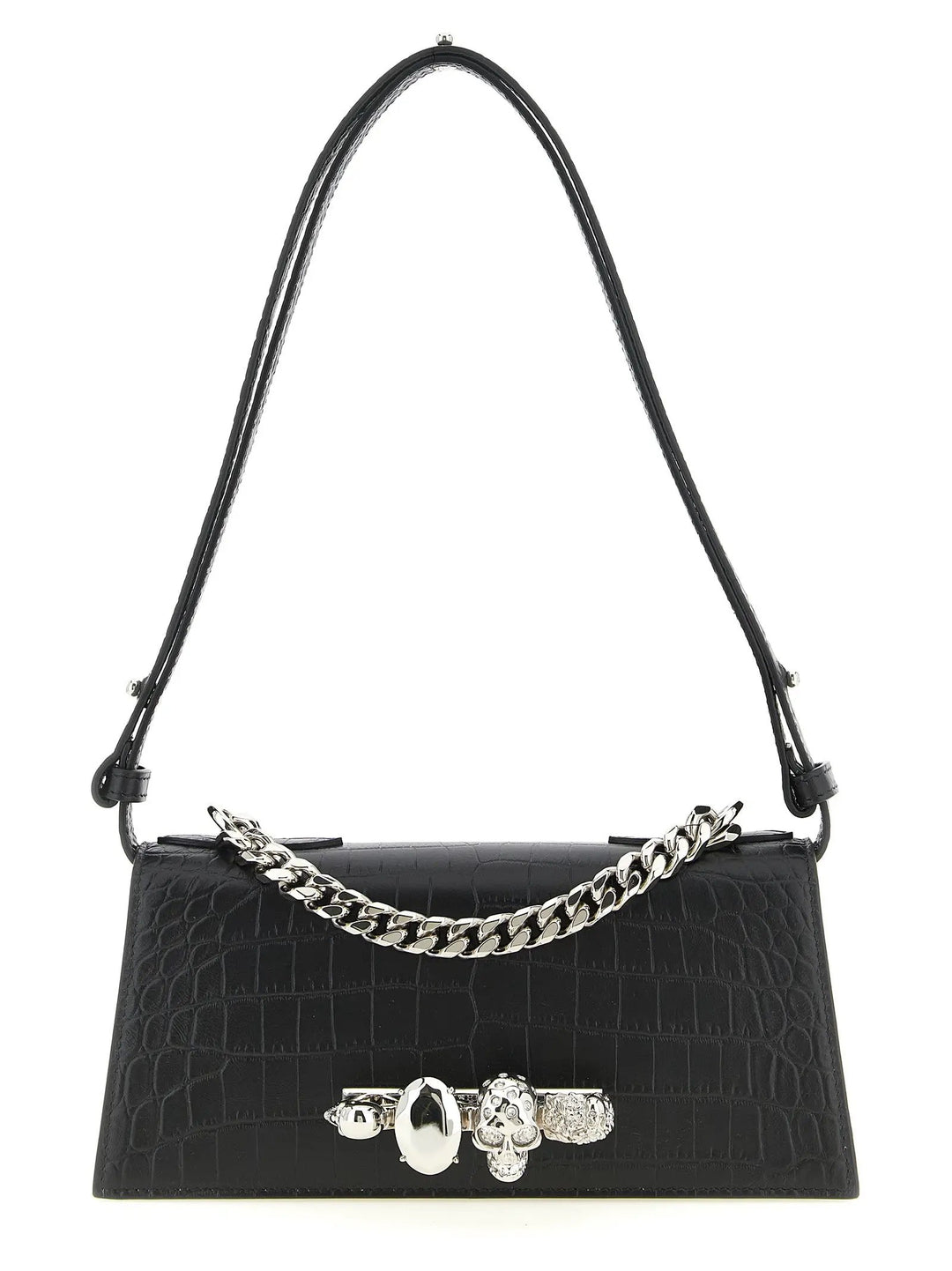 Alexander McQueen Sample Sale | Alexander McQueen Black Calfskin Shoulder Bag - | Designer outlet