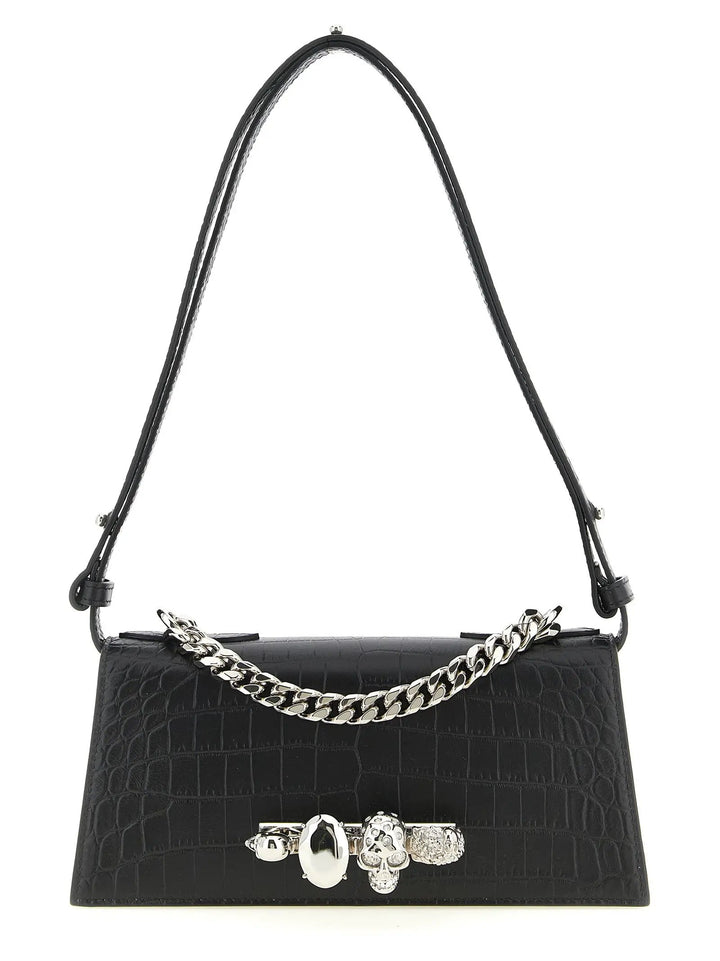 Alexander McQueen Sample Sale | Alexander McQueen Black Calfskin Shoulder Bag - | Designer outlet