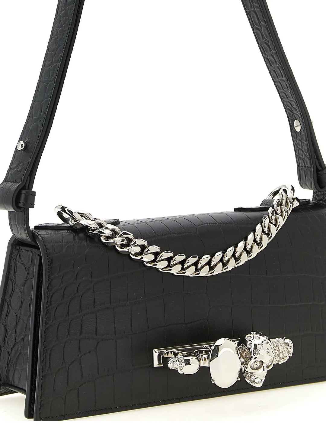 Alexander McQueen Sample Sale | Alexander McQueen Black Calfskin Shoulder Bag - | Designer outlet