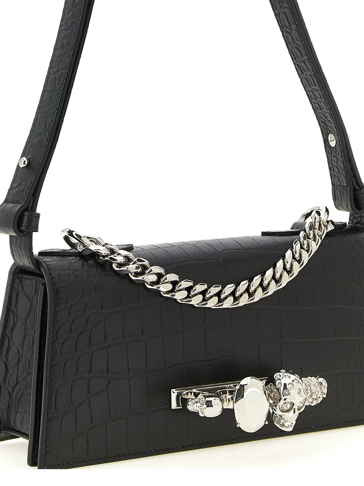 Alexander McQueen Sample Sale | Alexander McQueen Black Calfskin Shoulder Bag - | Designer outlet