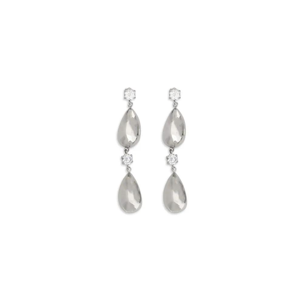 Magda Butrym Sample Sale | Magda Butrym Silver Brass Earrings - | Designer outlet