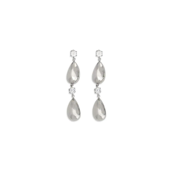 Magda Butrym Sample Sale | Magda Butrym Silver Brass Earrings - | Designer outlet