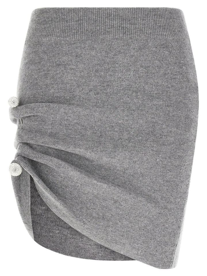 Giuseppe Di Morabito Sample Sale | Giuseppe Di Morabito Gray Virgin Wool Long Skirt - | Designer outlet