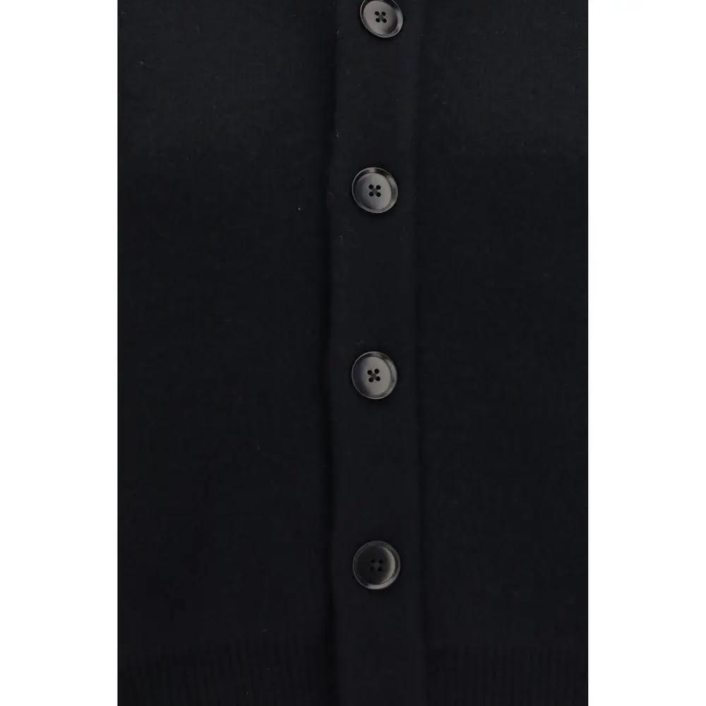 Extreme Cashmere Sample Sale | Extreme Cashmere Black Cashmere Cardigan - | Designer outlet