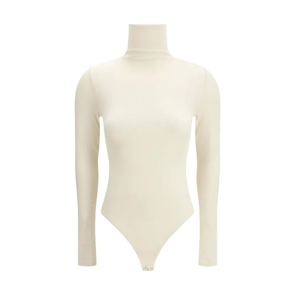 Wolford Sample Sale | Wolford Beige Cotton Bodysuit - | Designer outlet