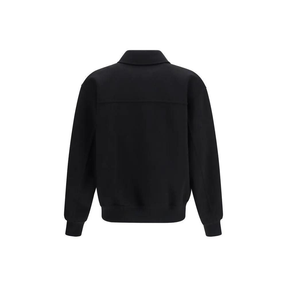 Ferragamo Sample Sale | Ferragamo Black Wool Oves Aries Biker Jacket - | Designer outlet