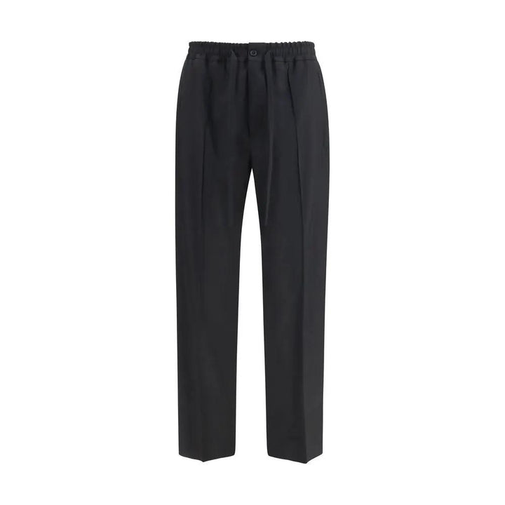 Valentino Garavani Sample Sale | Valentino Garavani Black Cotton Chino Pants - | Designer outlet