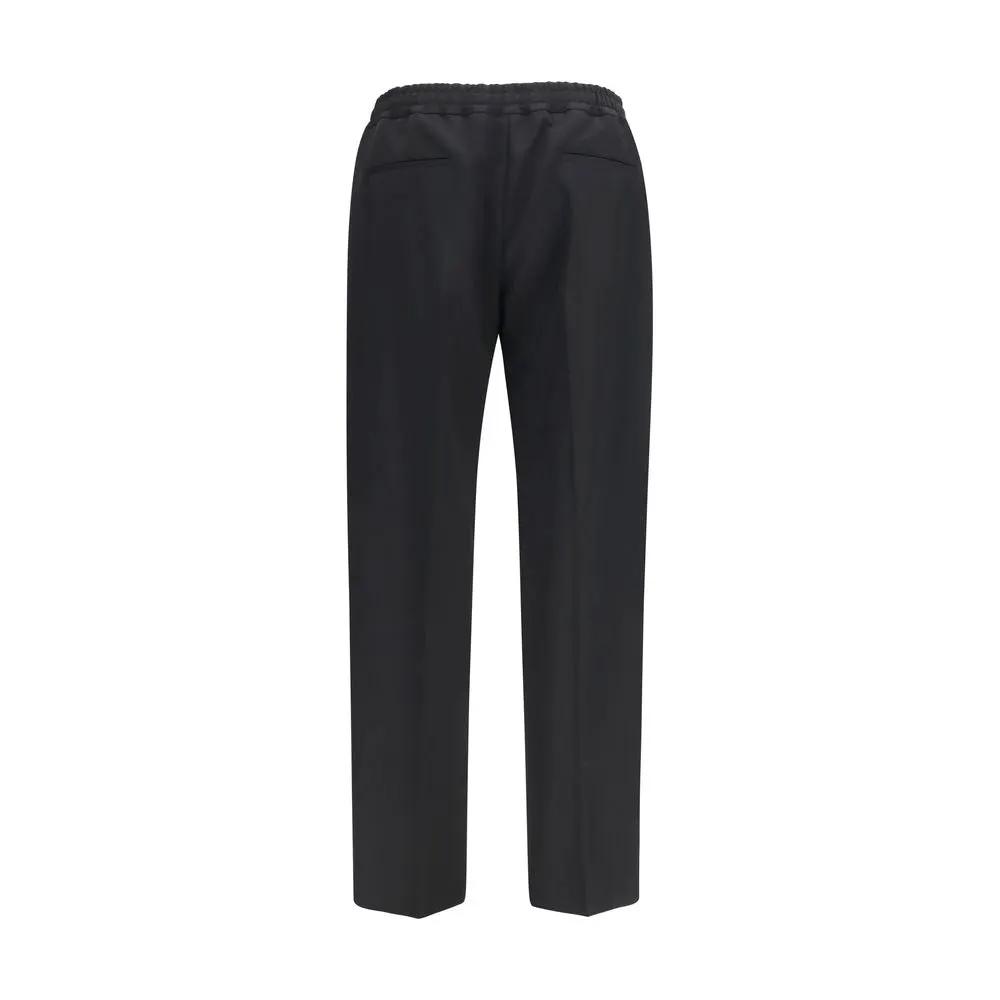 Valentino Garavani Sample Sale | Valentino Garavani Black Cotton Chino Pants - | Designer outlet