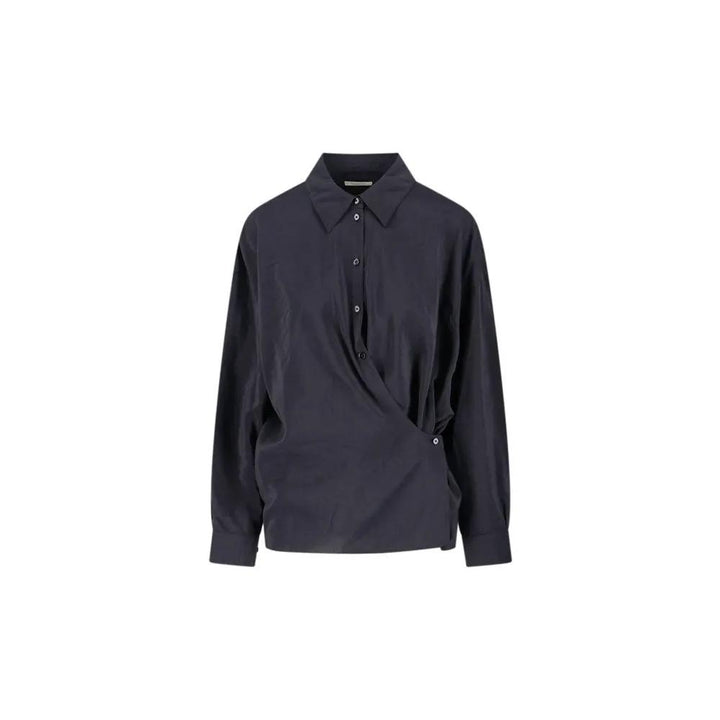Lemaire Sample Sale | Lemaire Black Polyamide Shirt - | Designer outlet