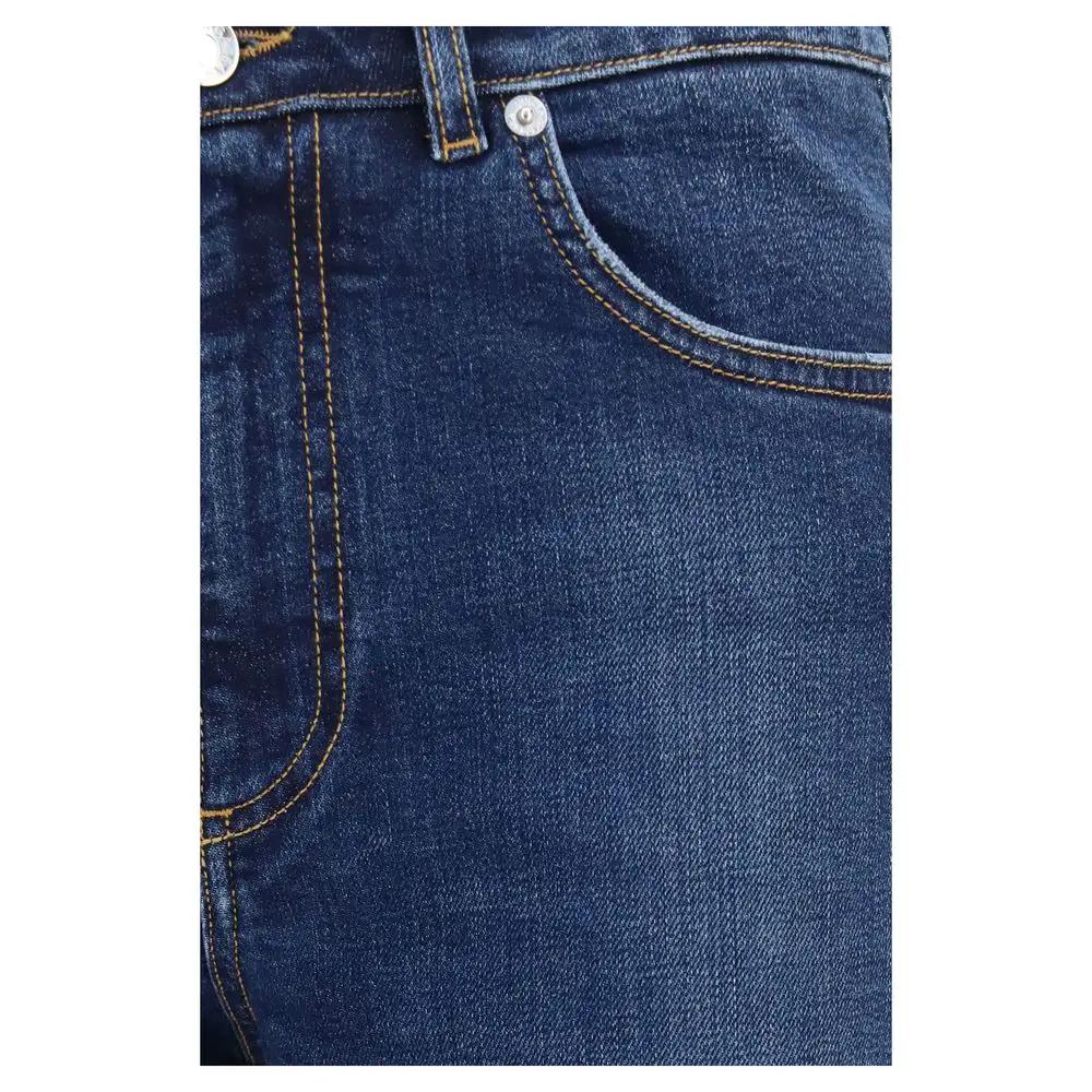 Dolce &amp; Gabbana Sample Sale | Dolce &amp; Gabbana Blue Cotton Straight-Leg Jeans - | Designer outlet