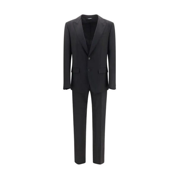 Dolce &amp; Gabbana Sample Sale | Dolce &amp; Gabbana Black Wool Oves Aries Two-Piece Suit - | Designer outlet