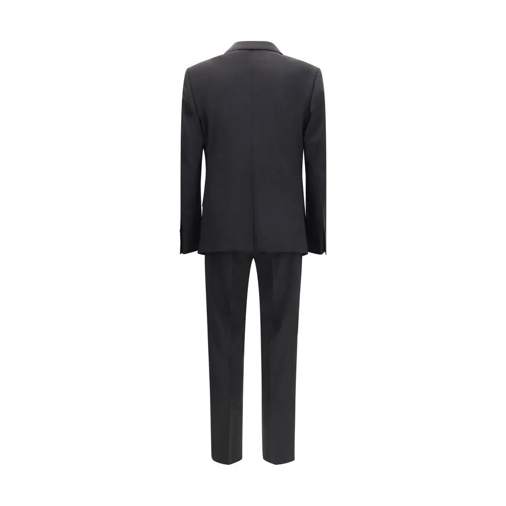 Dolce &amp; Gabbana Sample Sale | Dolce &amp; Gabbana Black Wool Oves Aries Two-Piece Suit - | Designer outlet