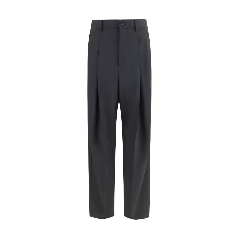 Dolce & Gabbana Sample Sale | Dolce & Gabbana Black Wool Oves Aries Dress Pants - | Designer outlet