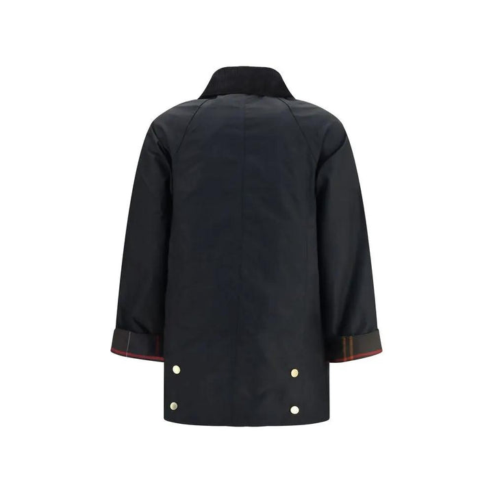 Barbour Sample Sale | Barbour Black Cotton Full-Length Jacket - | Designer outlet