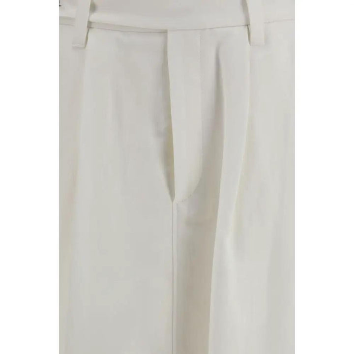 Brunello Cucinelli Sample Sale | Brunello Cucinelli White Viscose Long Skirt - | Designer outlet